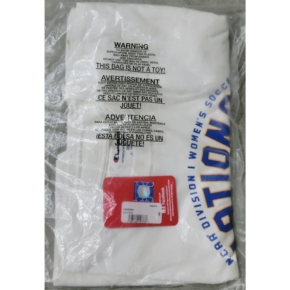 Champion UCLA Bruins NCAA Soccer T-Shirt White 3XL - Picture 7 of 10